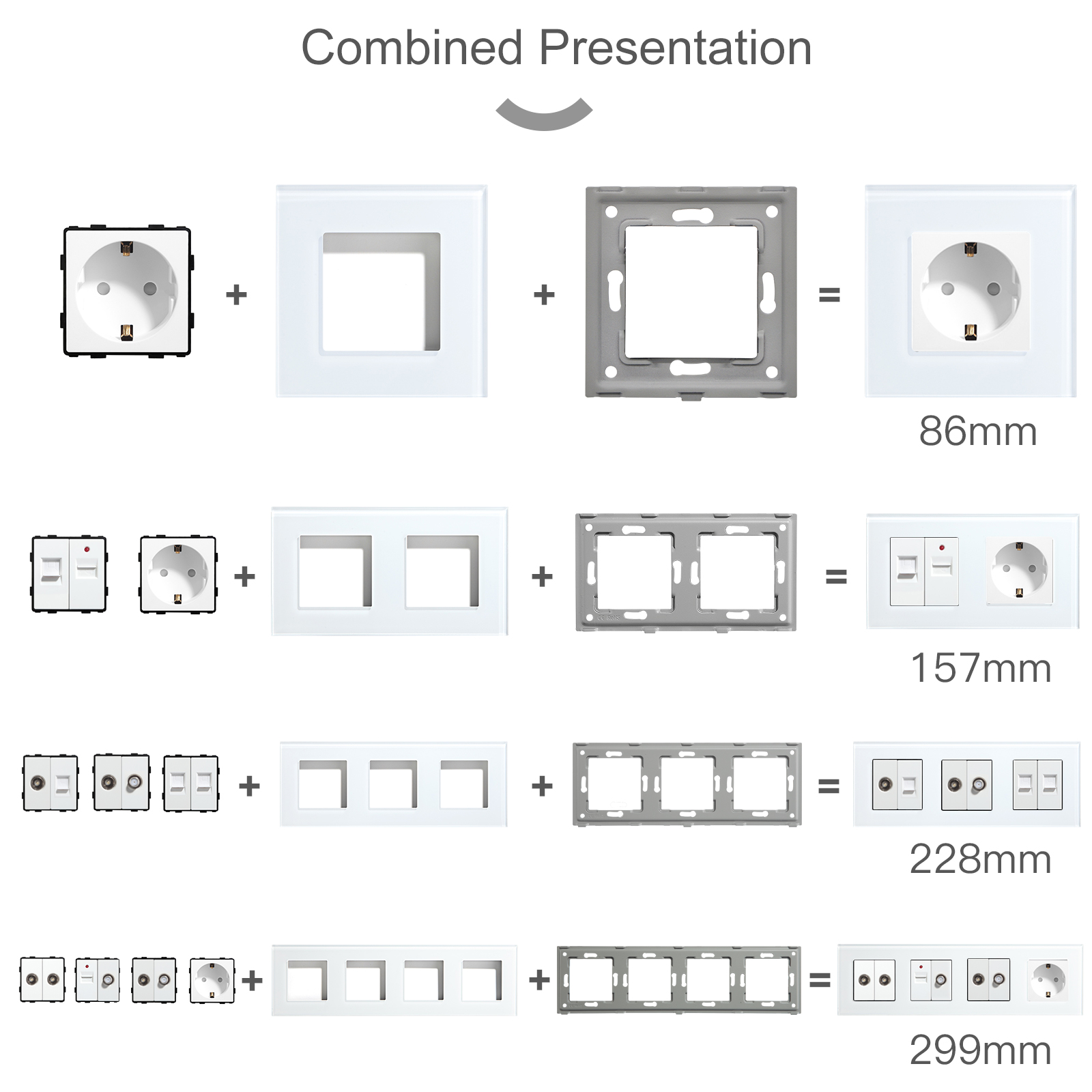 BSEED EU Standard Wall Socket  - đánh giá và giá Home Automation Panel Diy