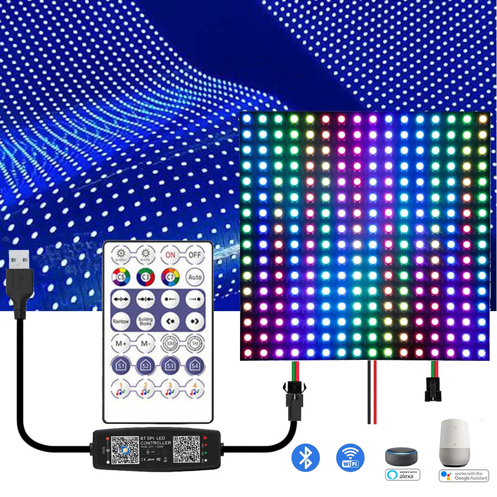 8X8 16X16 8X32 WS2812B With US - đánh giá và giá Rgb Led Matrix 8X8
