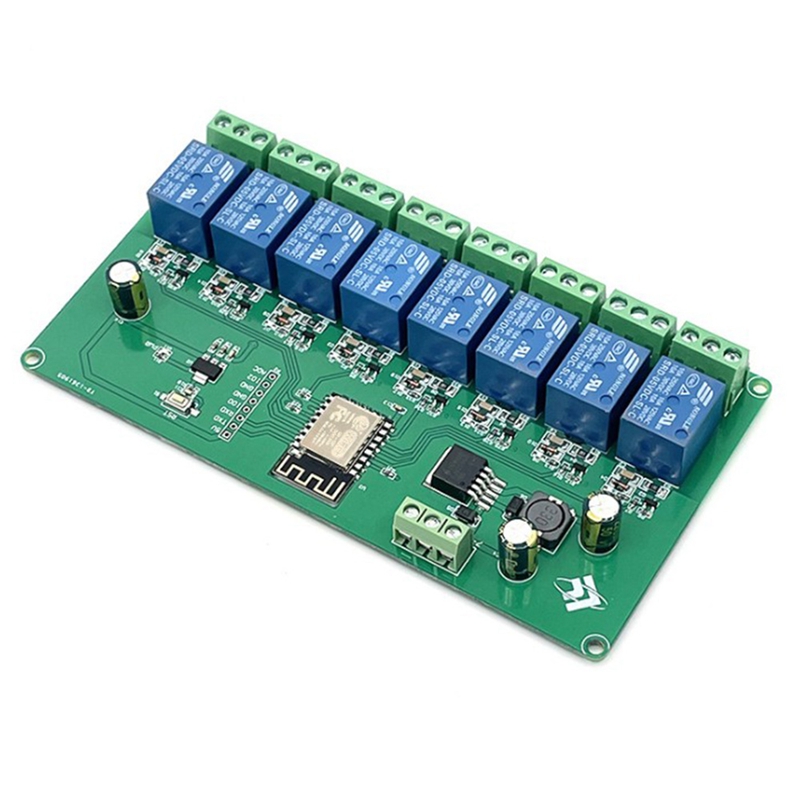 ESP8266 WIFI 8 Channel Relay M - đánh giá và giá Relay 8 Channel Board