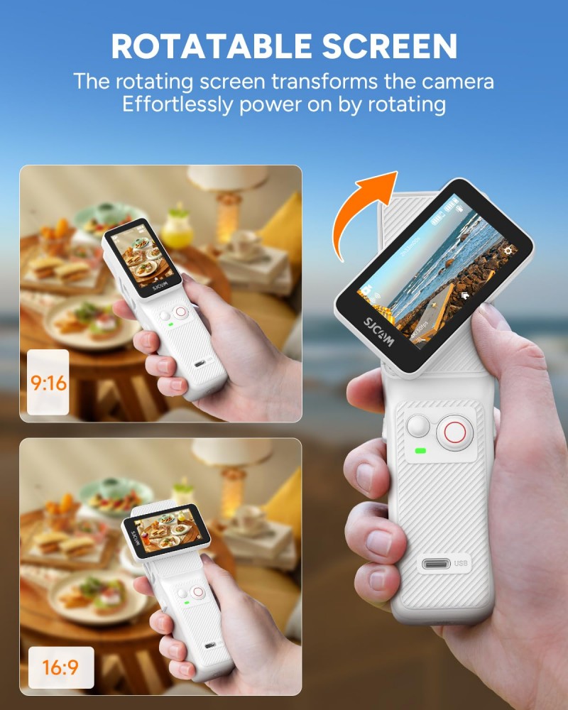 SJCAM New White C400 Pocket Ha - đánh giá và giá Home Assistant Sd