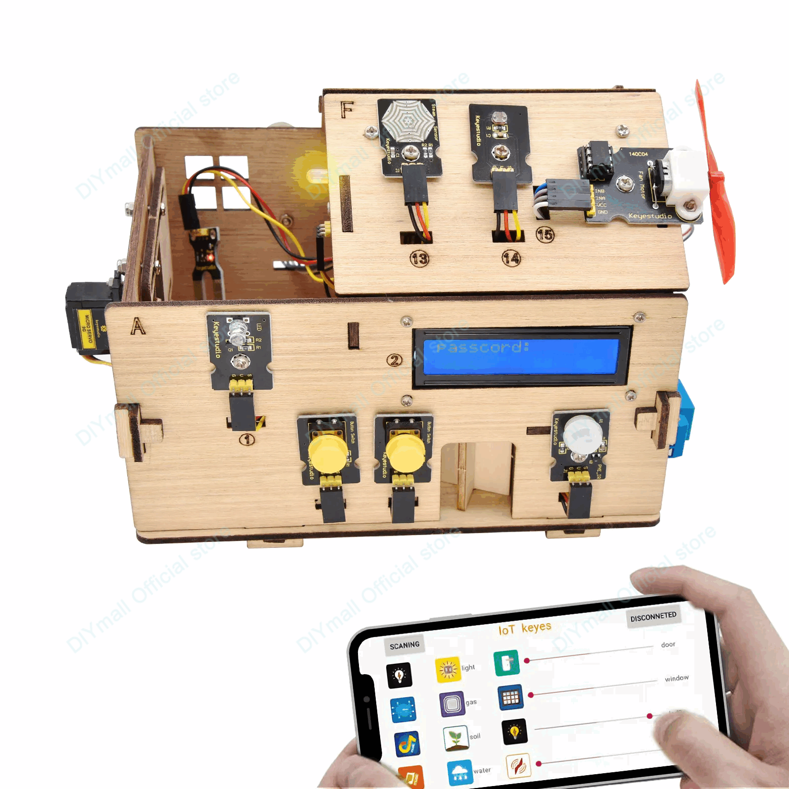 Keyestudio Smart IoT Home Kit  - đánh giá và giá Home Automation Arduino