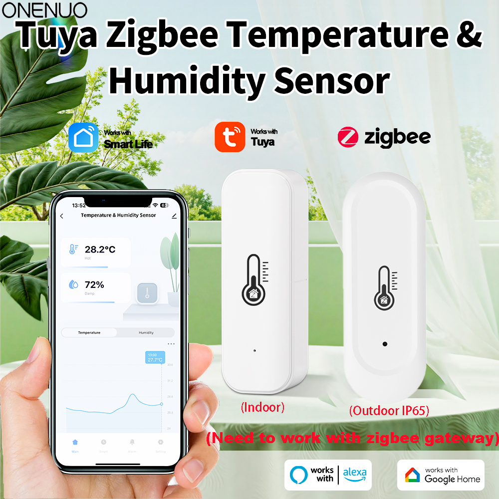 Tuya ZIgbee IP65 Waterproof Ou - đánh giá và giá Temperature Humidity Sensor