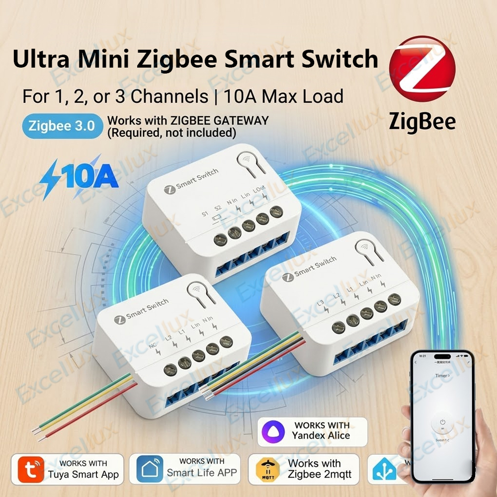 Ultra Mini ZigBee Smart Switch - đánh giá và giá Diy Home Automation Hub