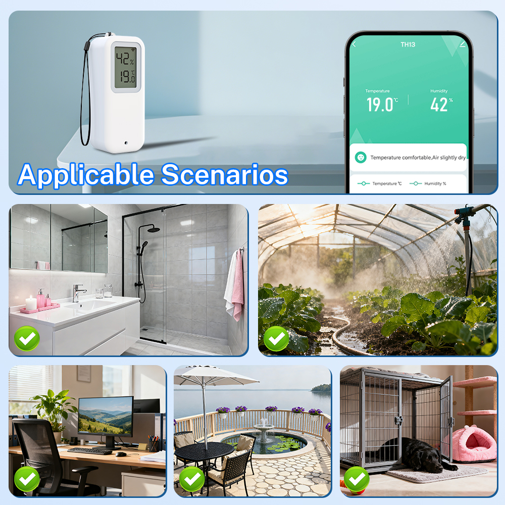 Tuya WiFi ZigBee Temperature a - đánh giá và giá Temperature Humidity Sensor