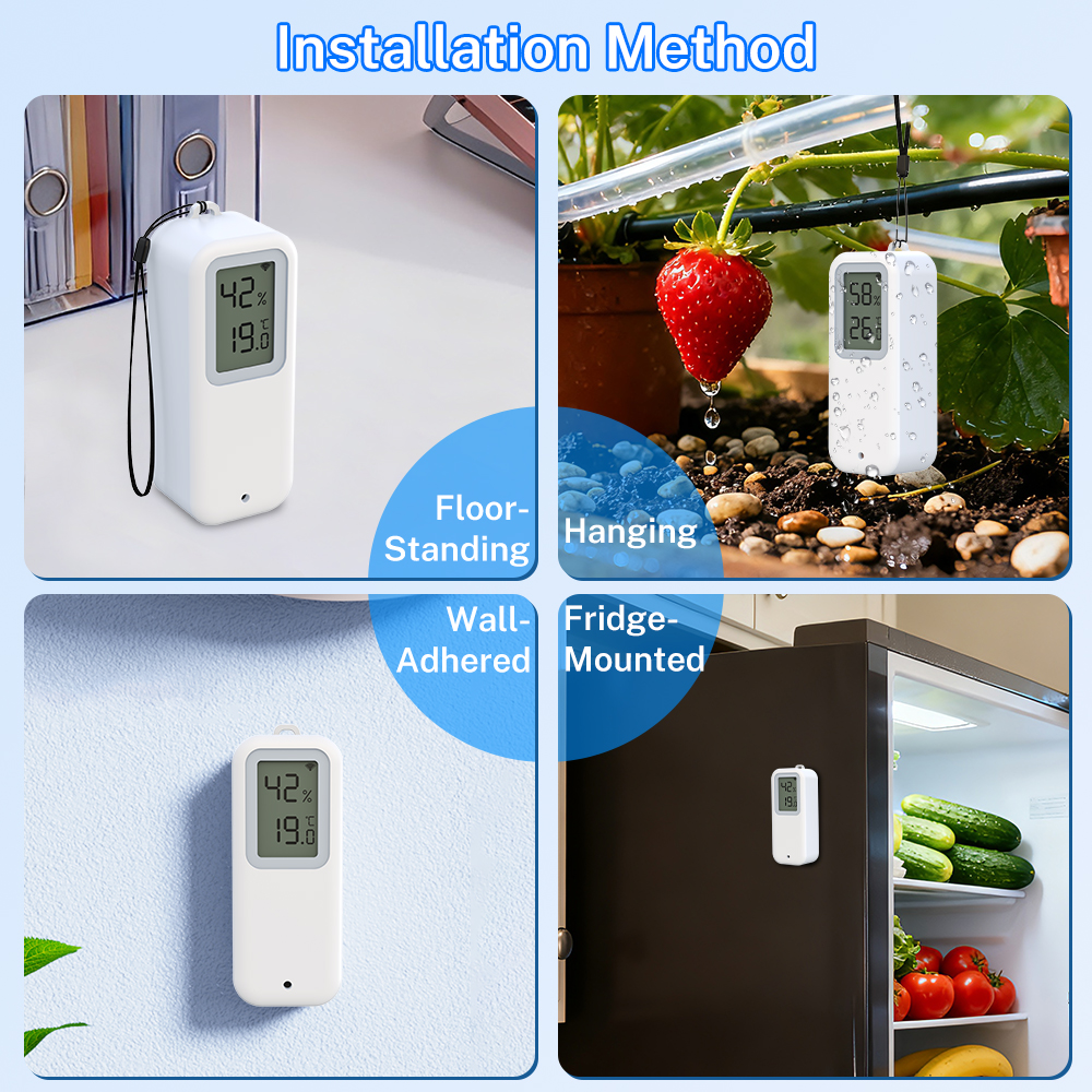 Tuya WiFi ZigBee Temperature a - đánh giá và giá Temperature Humidity Sensor