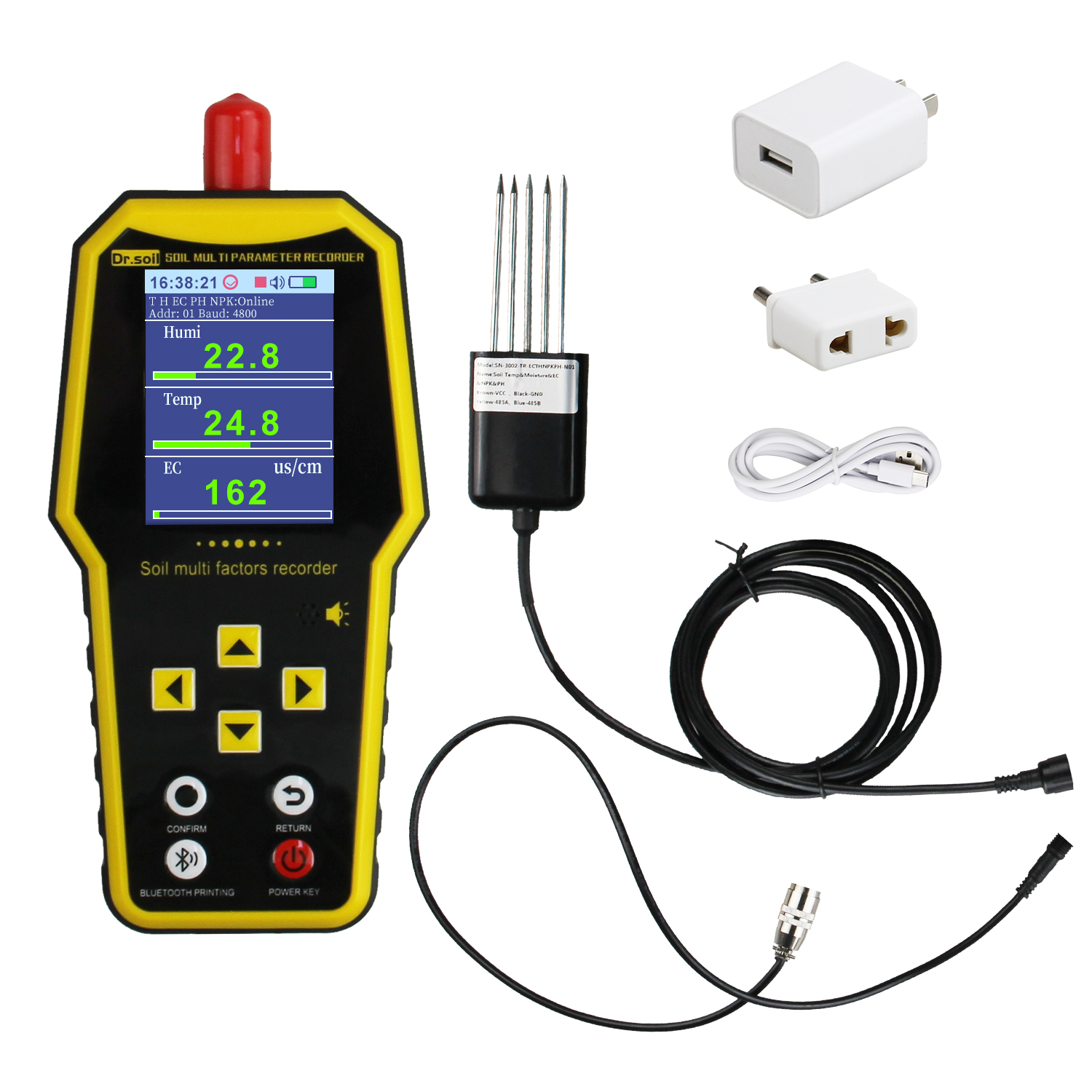 7 in 1 Portable Soil Moisture  - đánh giá và giá Temperature Humidity Sensor