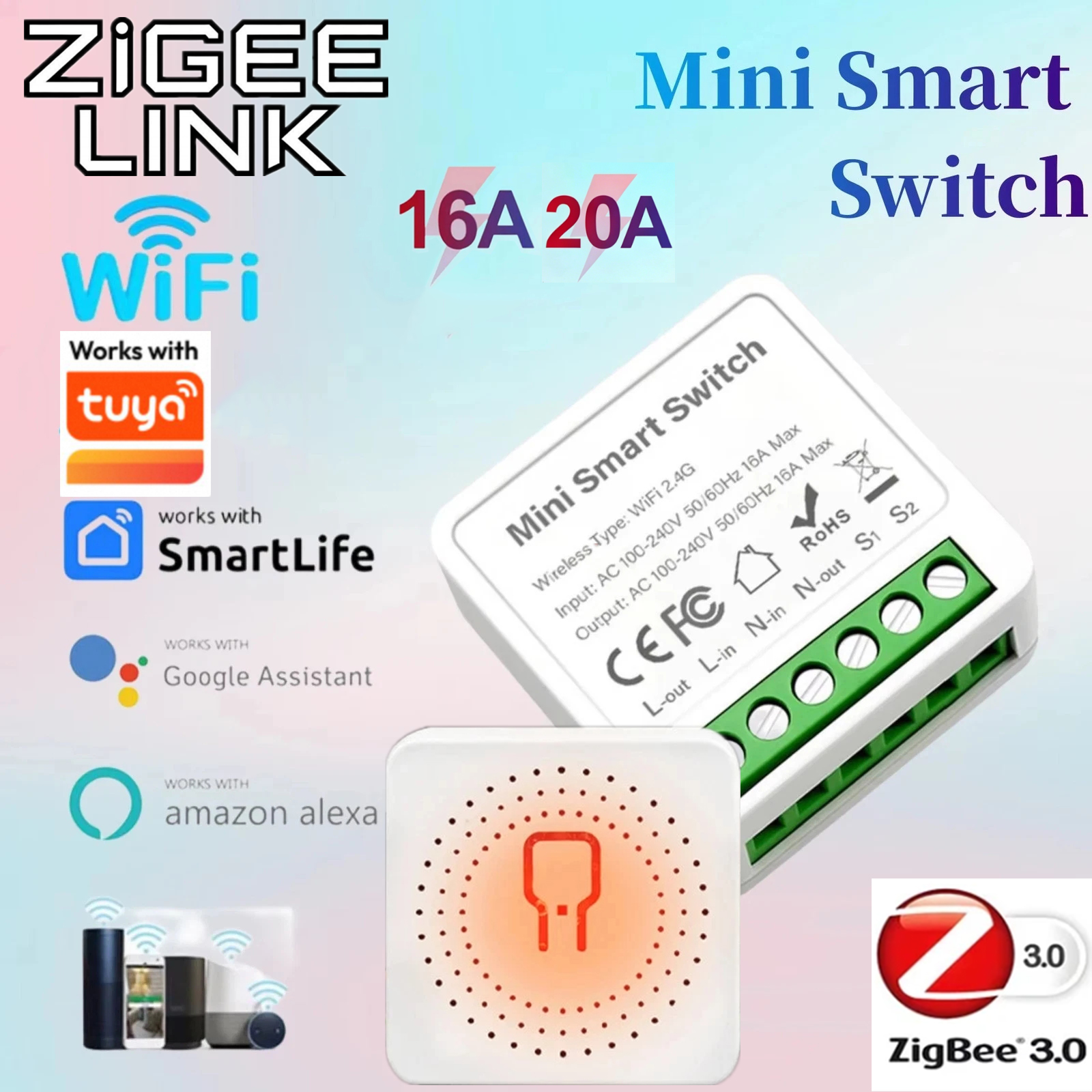 For Tuya Mini Smart WiFi Switc - đánh giá và giá Diy Automation