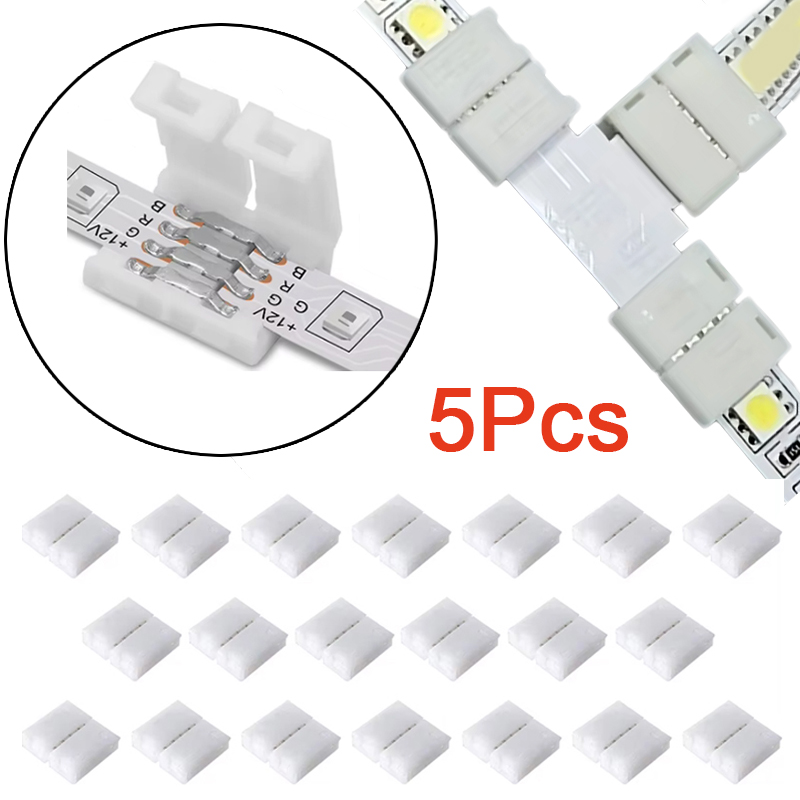 5pcs 4PIN 8mm Led Connector L  - đánh giá và giá Rgb Led Matrix 8X8