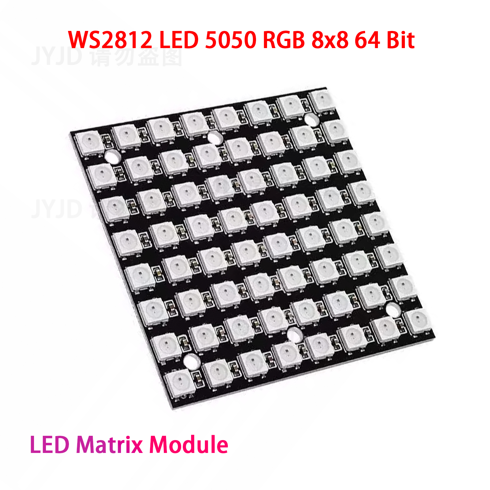 WS2812 LED 5050 RGB 8x8 64 Bit - đánh giá và giá Rgb Led Matrix 8X8