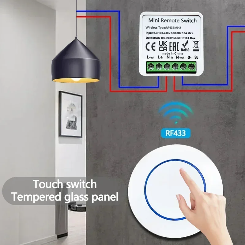 RF 433MHz Smart Wireless DIY R - đánh giá và giá Home Automation Panel Diy