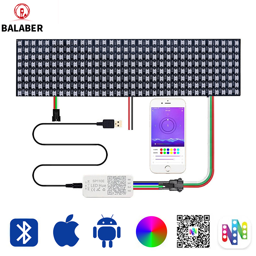 WS2812B SMD5050 RGB Panel LED  - đánh giá và giá Rgb Led Matrix 8X8