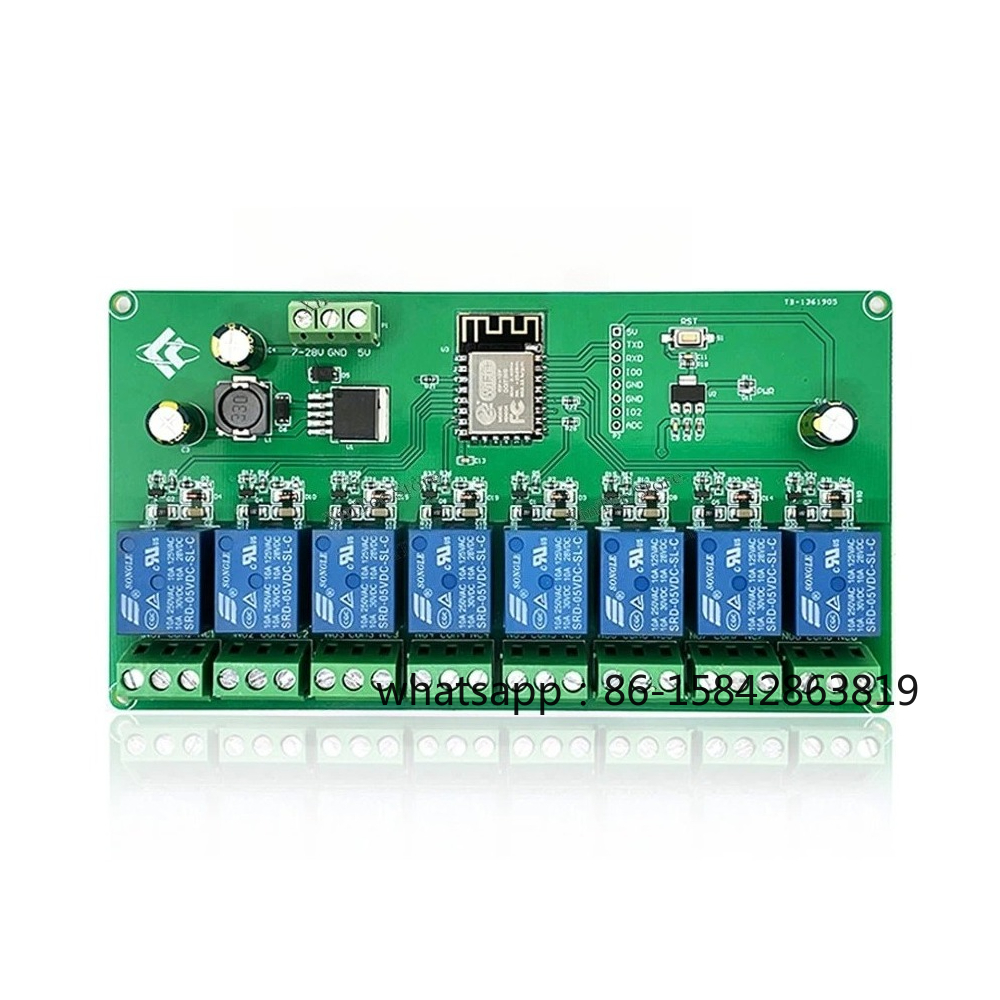 2/4/8 Channel ESP8266 Wireless - đánh giá và giá Relay 8 Channel Board