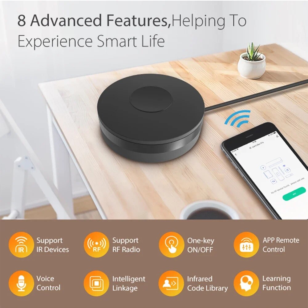 Tuya Smart Wifi RF IR Remote C - đánh giá và giá Ir Blaster Universal