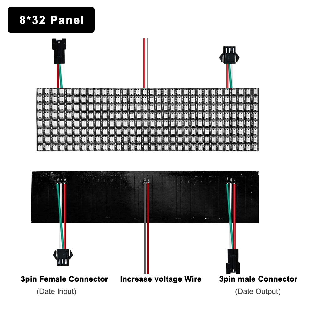 DC5V WS2812B 5050 RGB SMD Flex - đánh giá và giá Rgb Led Matrix 8X8